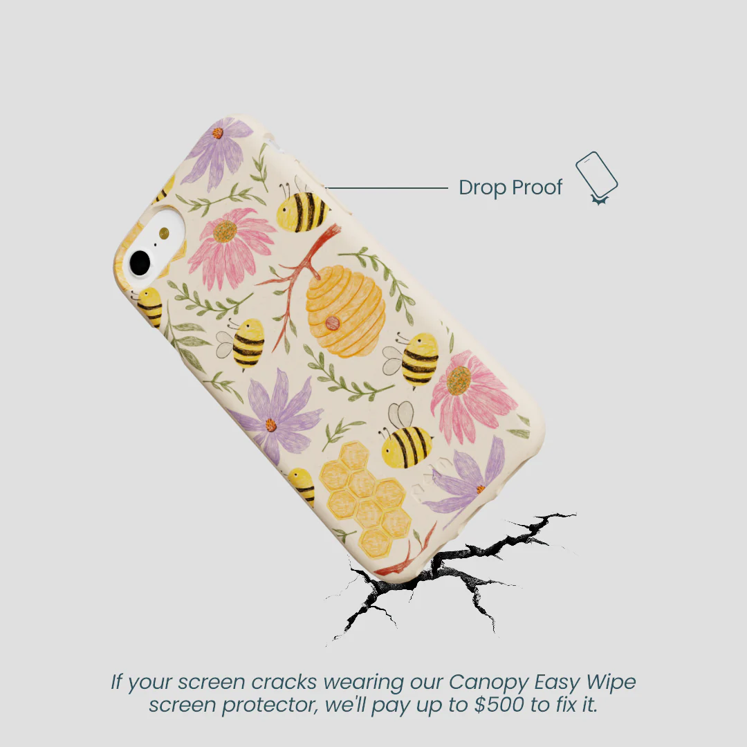 Seashell Bee Life iPhone 6/6s/7/8/SE Case - Image 5