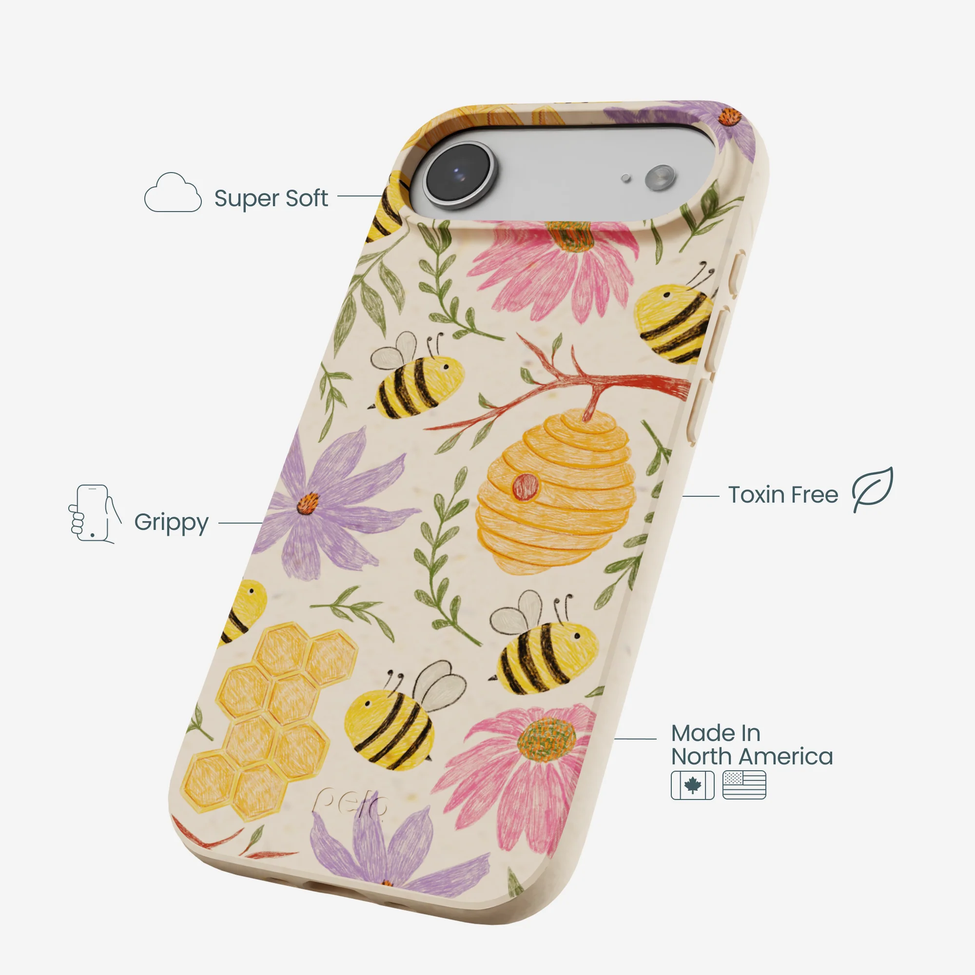 Seashell Bee Life iPhone Air Case - Image 4