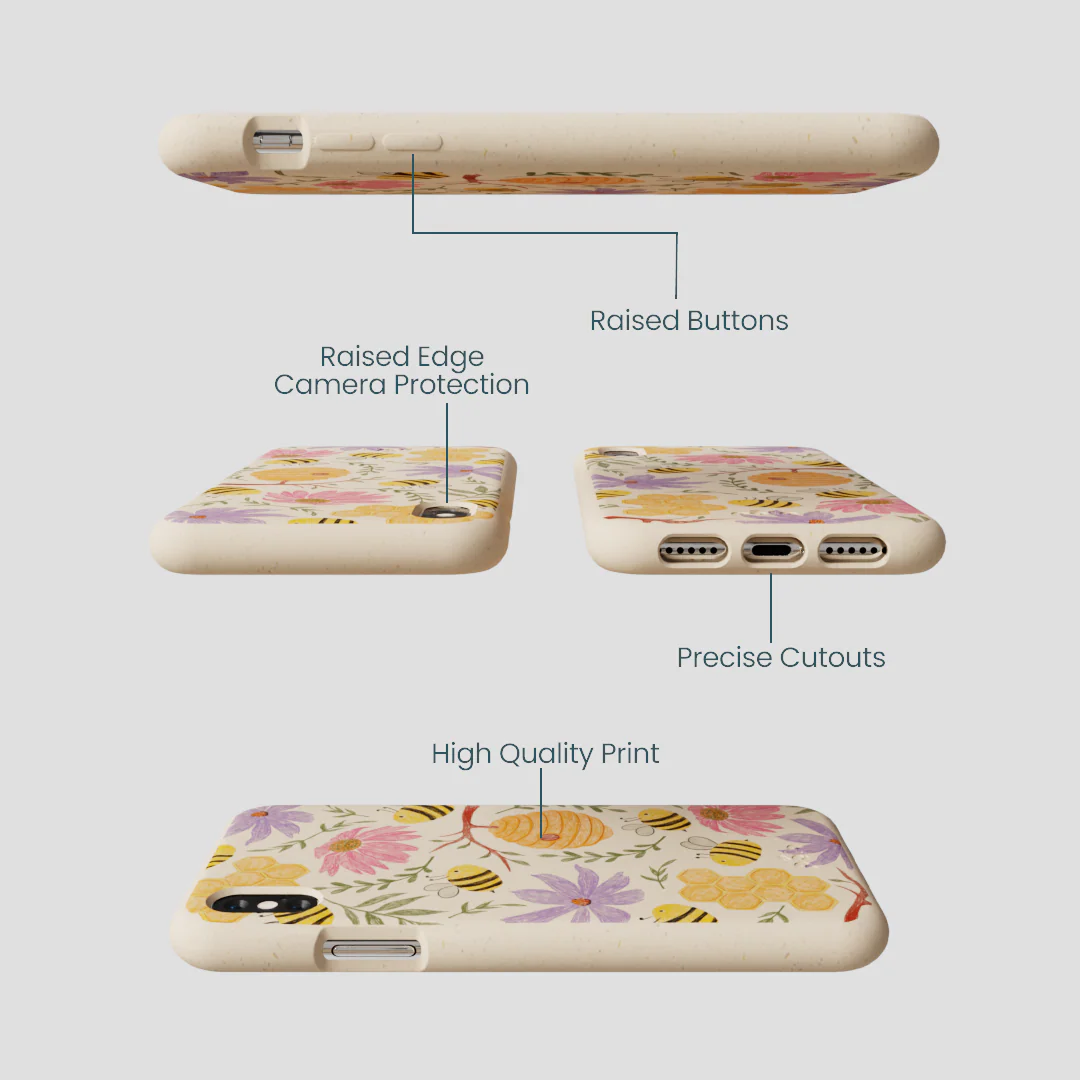 Seashell Bee Life iPhone XR Case - Image 3