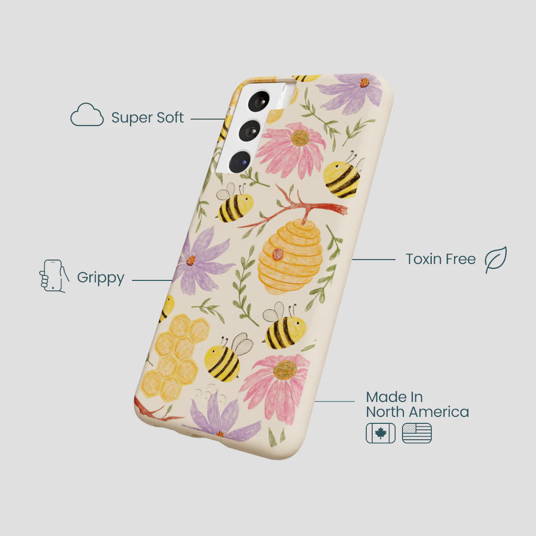 Seashell Bee Life Samsung Galaxy S21 Case - Image 4