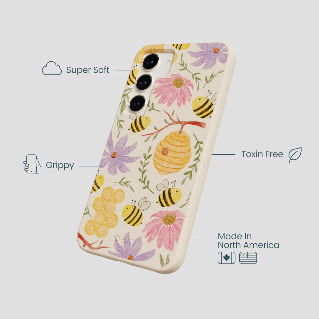 Seashell Bee Life Samsung Galaxy S23 Case - Image 4