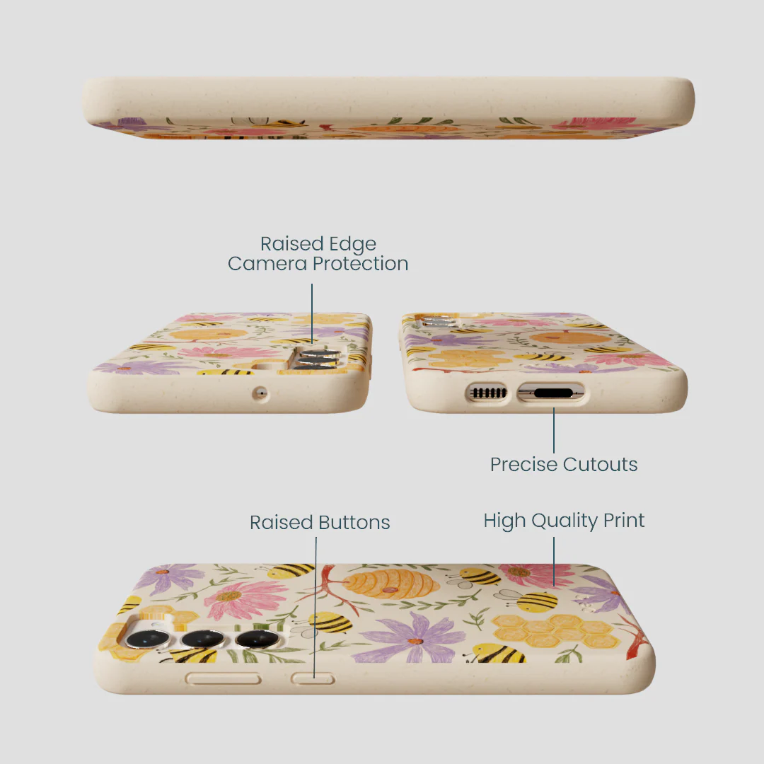 Seashell Bee Life Samsung Galaxy S23+(Plus) Case - Image 3