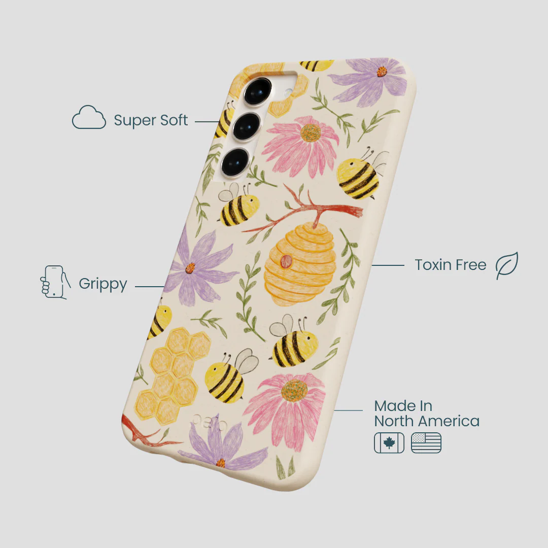 Seashell Bee Life Samsung Galaxy S23+(Plus) Case - Image 4