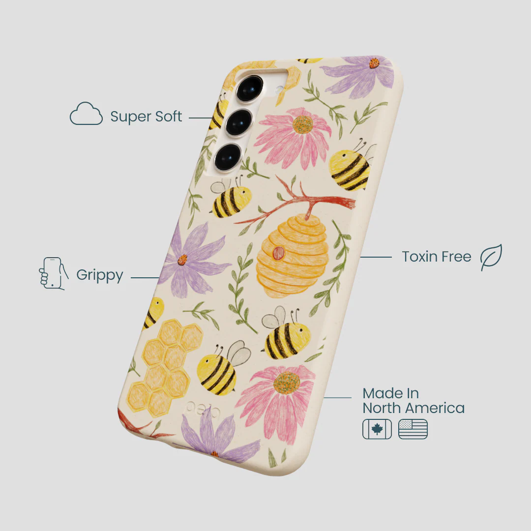 Seashell Bee Life Samsung Galaxy S24+(Plus) Case - Image 4