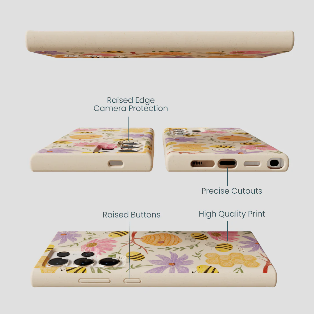 Seashell Bee Life Samsung Galaxy S24 Ultra Case - Image 3