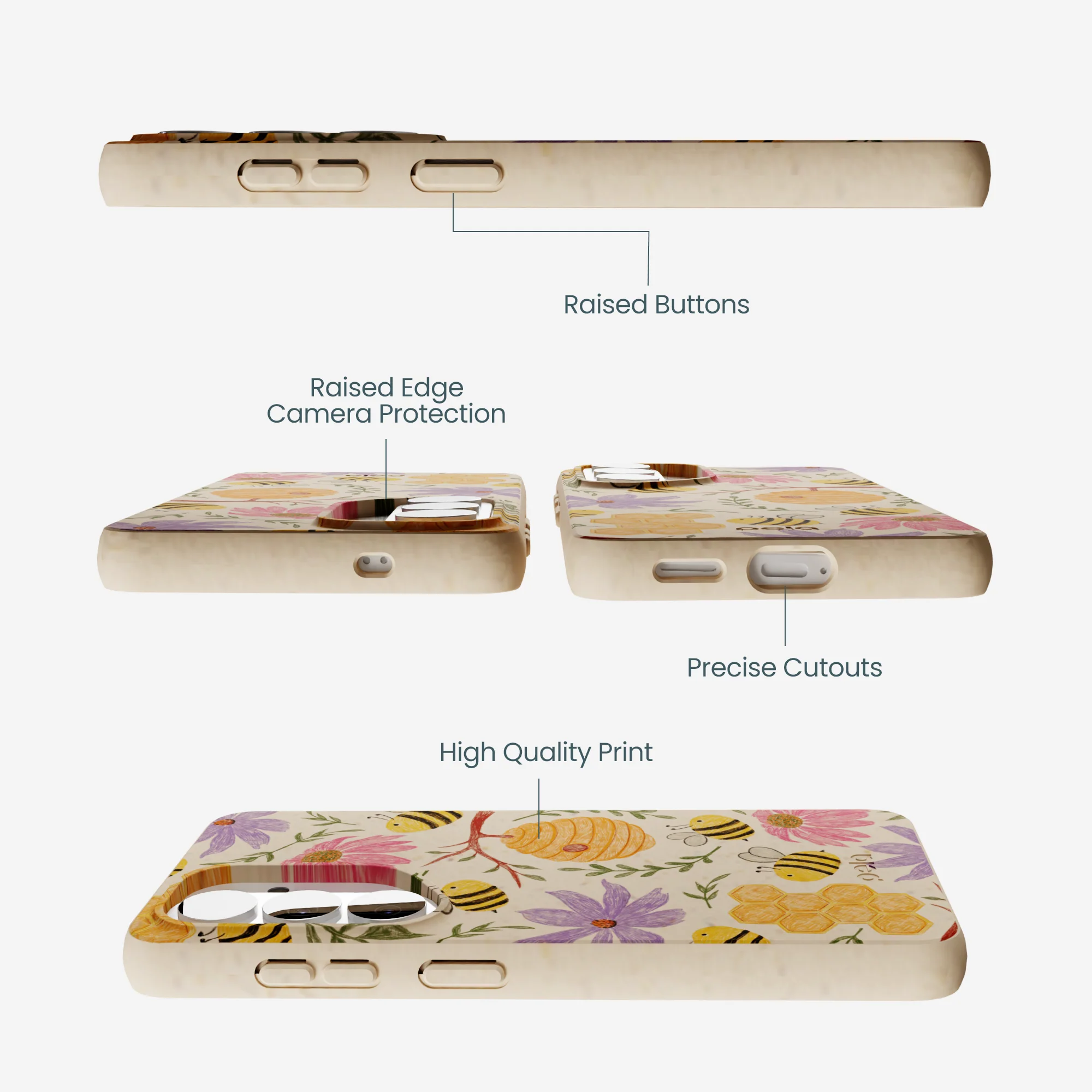 Seashell Bee Life Samsung Galaxy S26 Case - Image 3