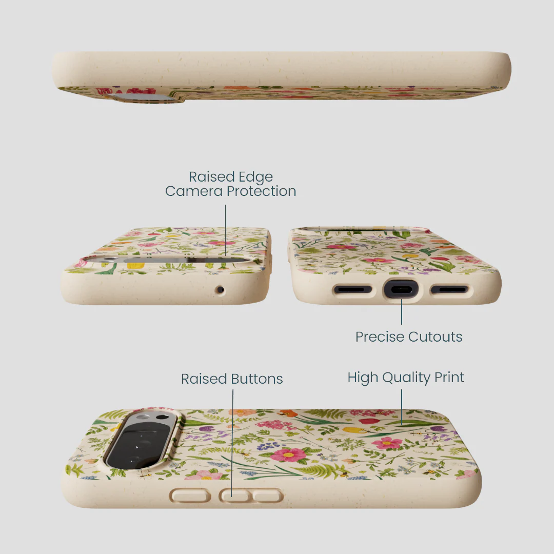 Seashell Bee Meadow Google Pixel 10 Pro XL Case - Image 2