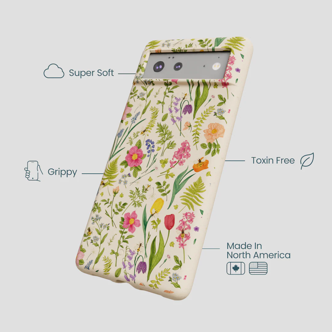 Seashell Bee Meadow Google Pixel 6 Case - Image 3