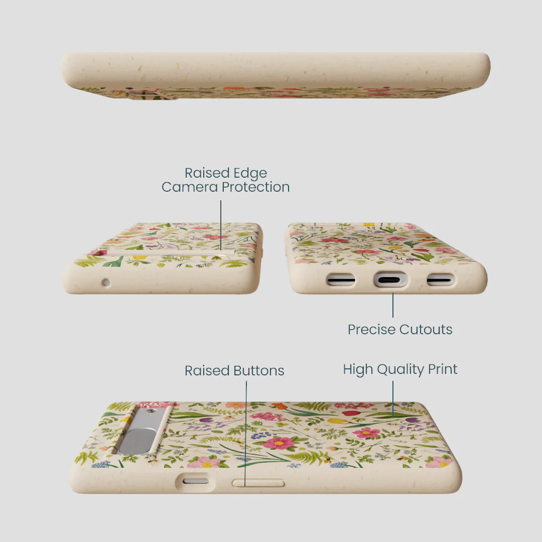 Seashell Bee Meadow Google Pixel 7 Case - Image 2