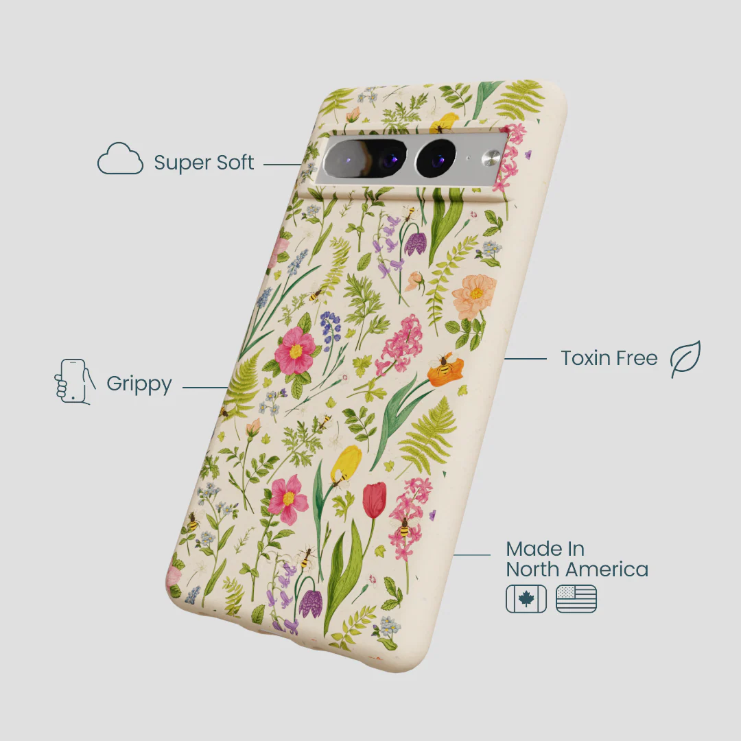 Seashell Bee Meadow Google Pixel 7 Pro Case - Image 3