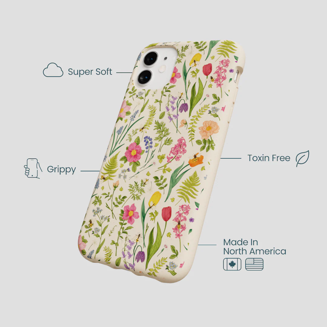 Seashell Bee Meadow iPhone 11 Case - Image 4