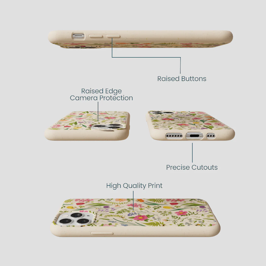 Seashell Bee Meadow iPhone 11 Pro Case - Image 3