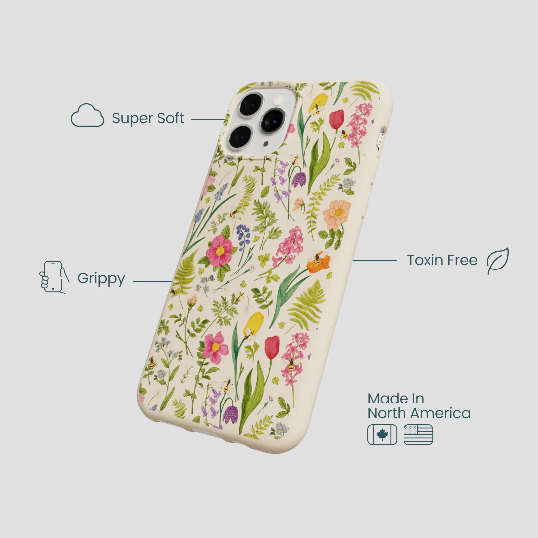 Seashell Bee Meadow iPhone 11 Pro Case - Image 4