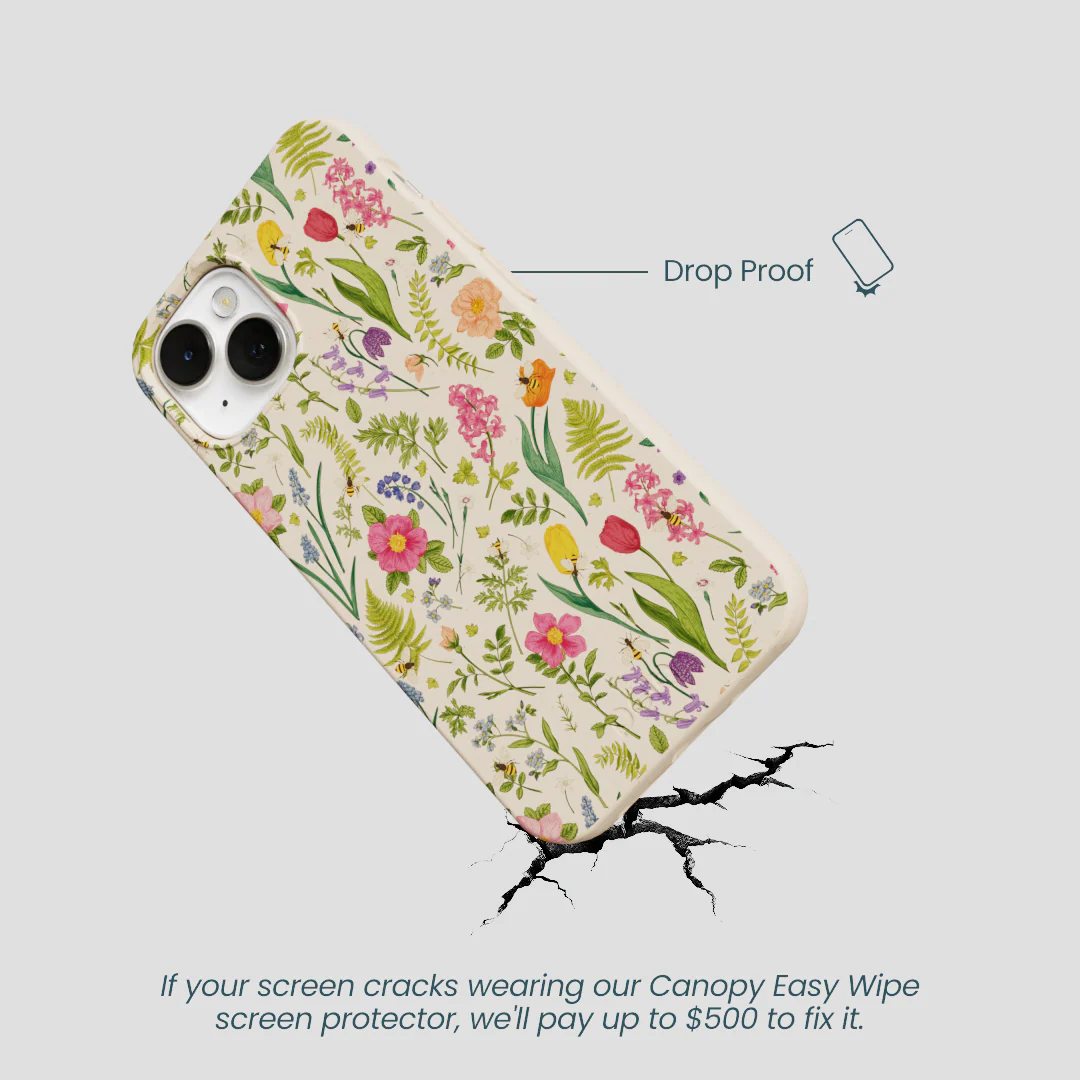 Seashell Bee Meadow iPhone 13 Case - Image 5