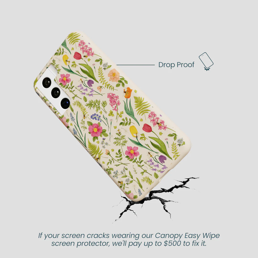 Seashell Bee Meadow Samsung Galaxy S21 Case - Image 4