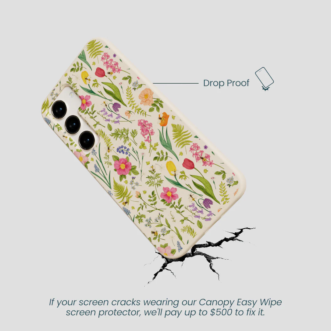 Seashell Bee Meadow Samsung Galaxy S23 Case - Image 4
