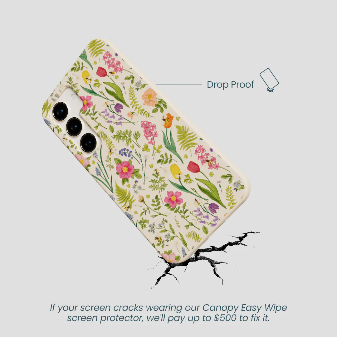 Seashell Bee Meadow Samsung Galaxy S24 Case - Image 5