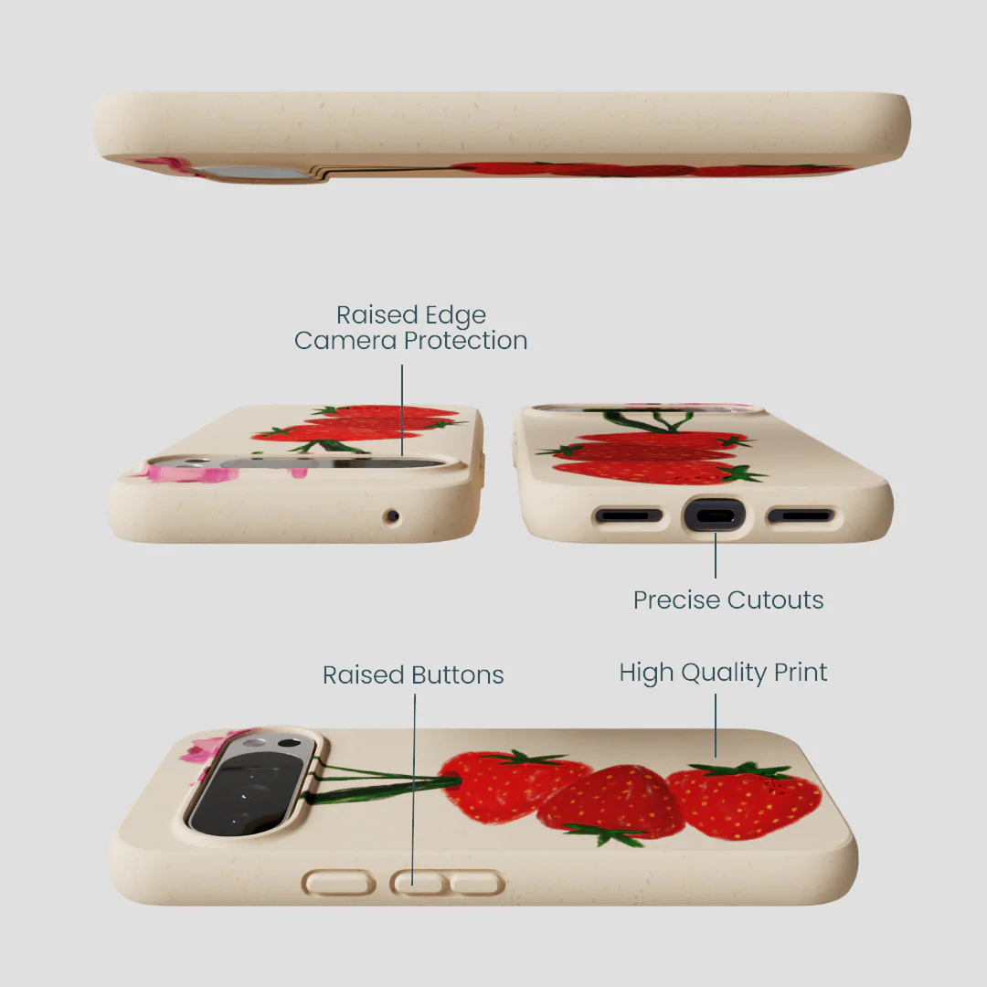 Seashell Berry Bloom Google Pixel 10 Pro XL Case - Image 3