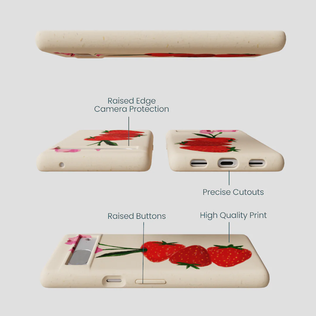 Seashell Berry Bloom Google Pixel 7 Case - Image 3
