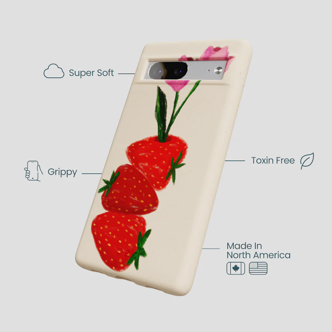 Seashell Berry Bloom Google Pixel 7a Case - Image 4
