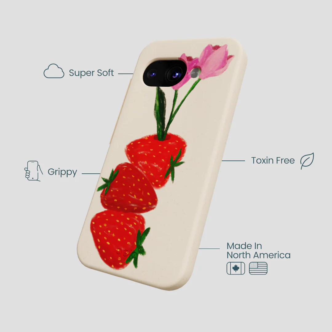 Seashell Berry Bloom Google Pixel 9a Case - Image 4