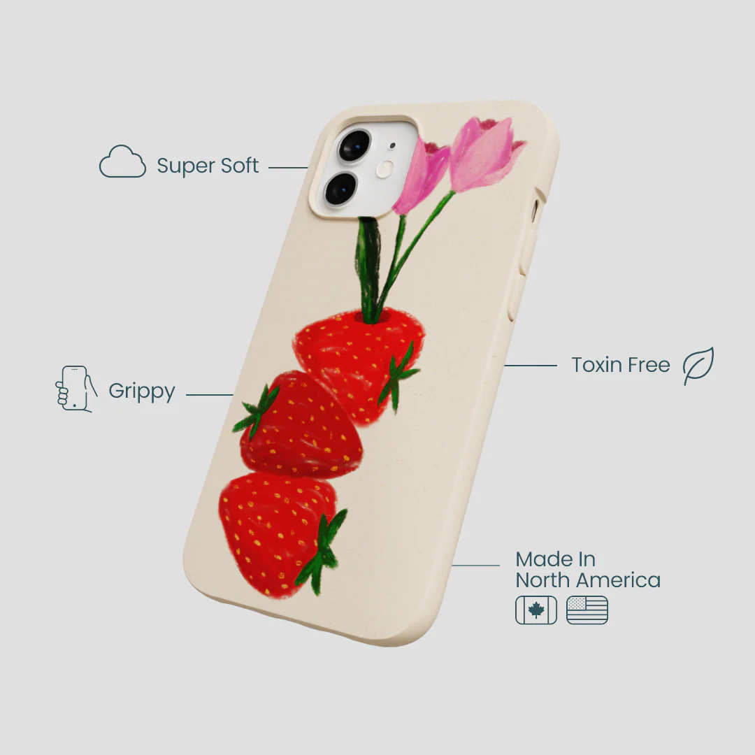 Seashell Berry Bloom iPhone 12/ iPhone 12 Pro Case - Image 4