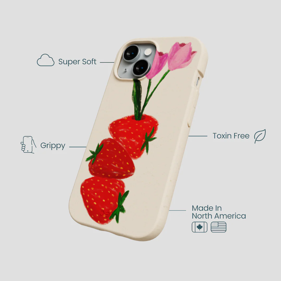Seashell Berry Bloom iPhone 14 Case - Image 4