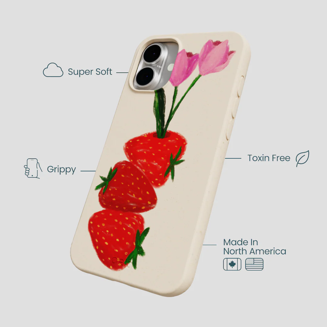 Seashell Berry Bloom iPhone 16 Plus Case - Image 4