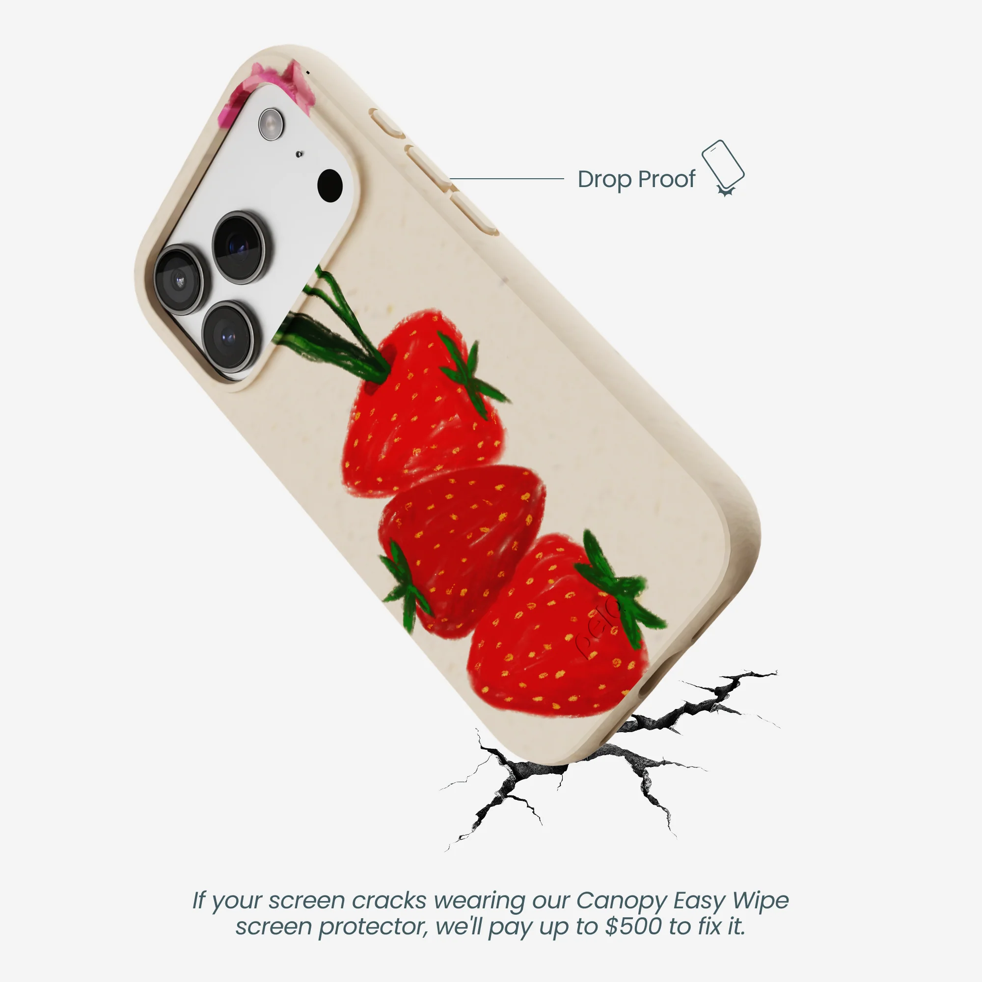 Seashell Berry Bloom iPhone 17 Pro Case - Image 5