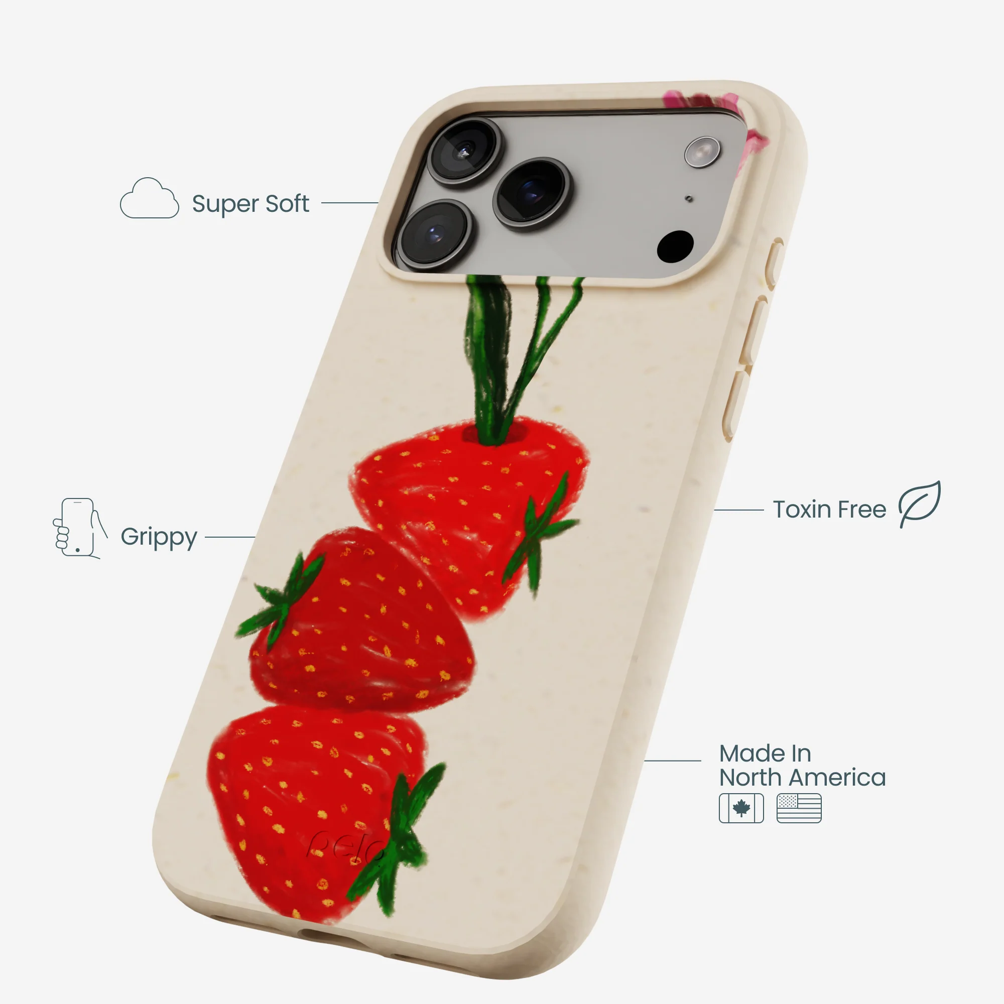 Seashell Berry Bloom iPhone 17 Pro Max Case - Image 4