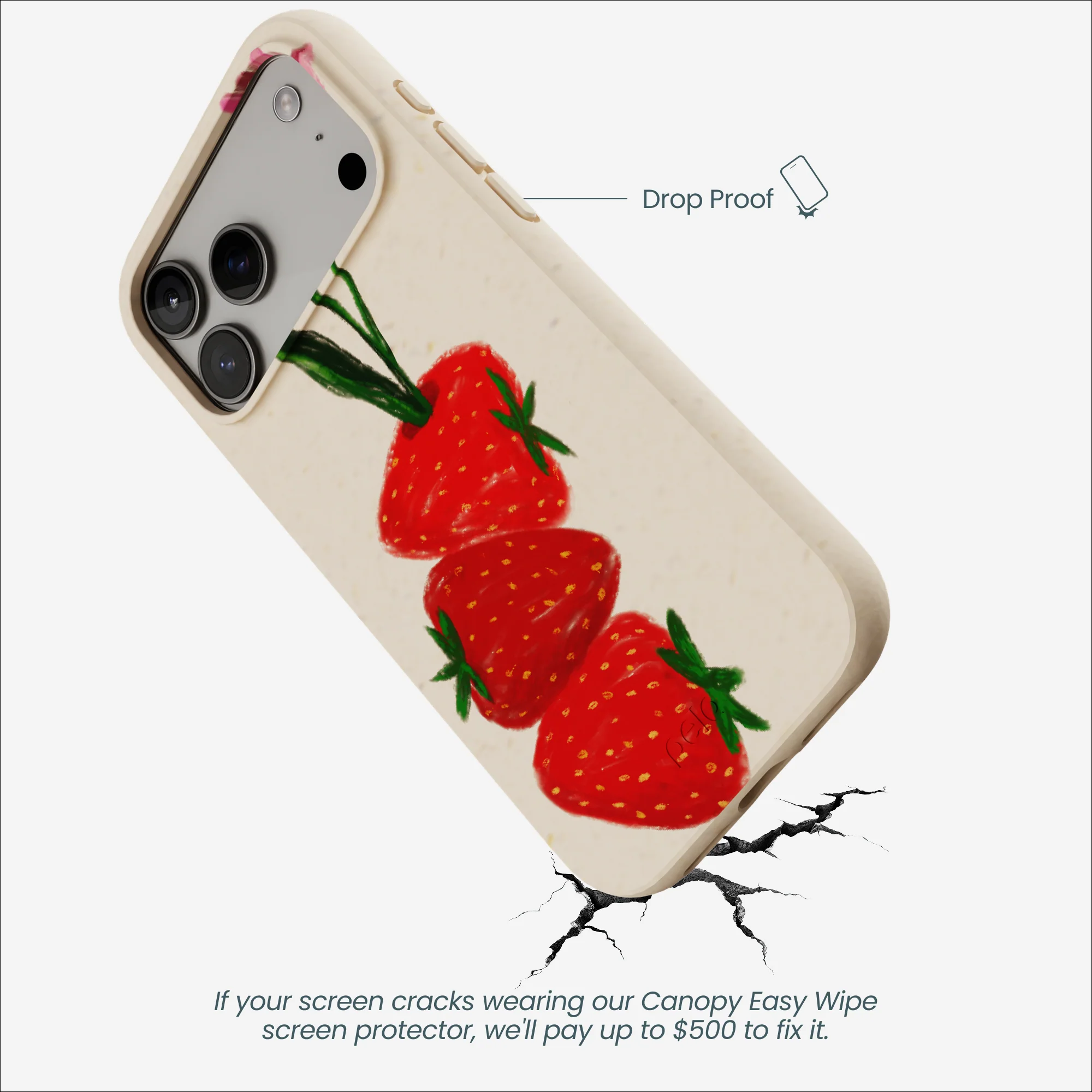 Seashell Berry Bloom iPhone 17 Pro Max Case - Image 5