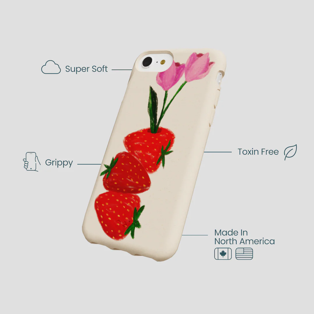 Seashell Berry Bloom iPhone 6/6s/7/8/SE Case - Image 4