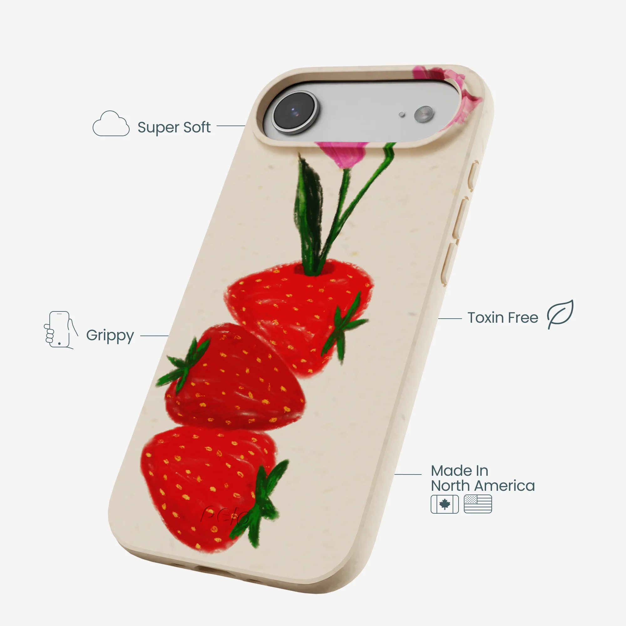 Seashell Berry Bloom iPhone Air Case - Image 4