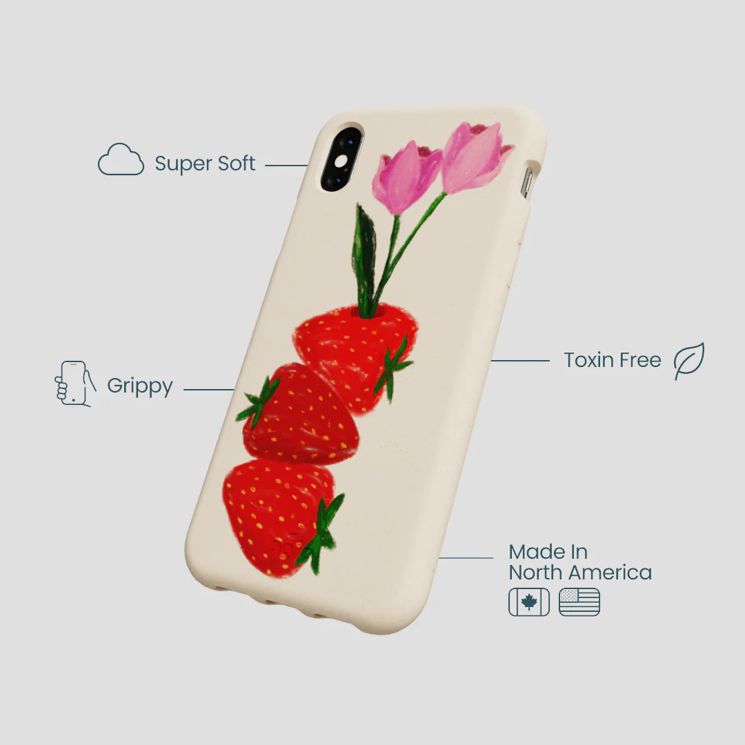 Seashell Berry Bloom iPhone XR Case - Image 4