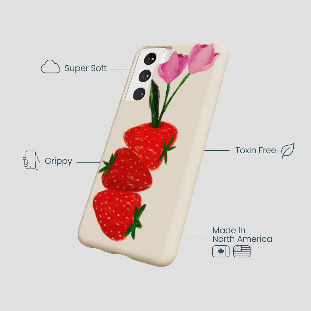 Seashell Berry Bloom Samsung Galaxy S22 Case - Image 4