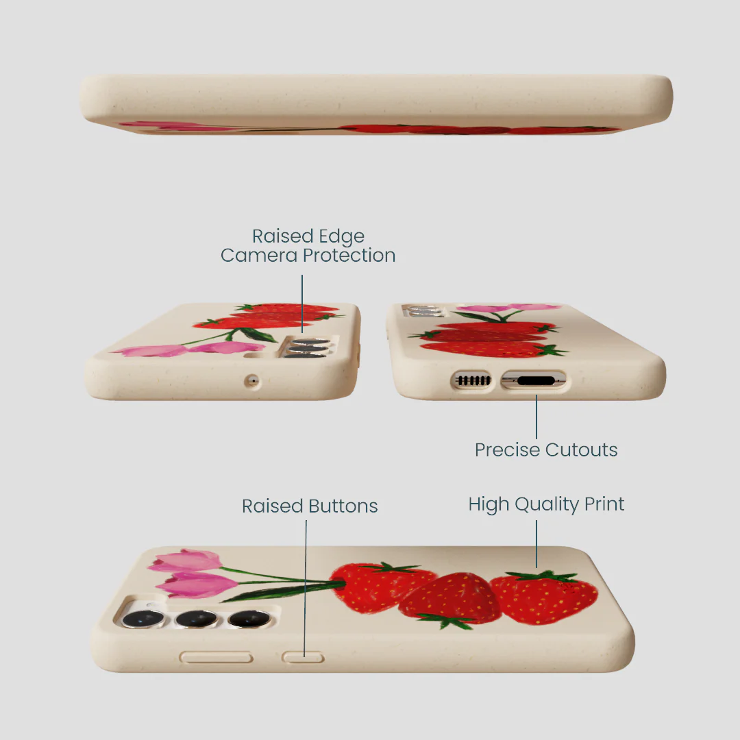 Seashell Berry Bloom Samsung Galaxy S23+(Plus) Case - Image 3