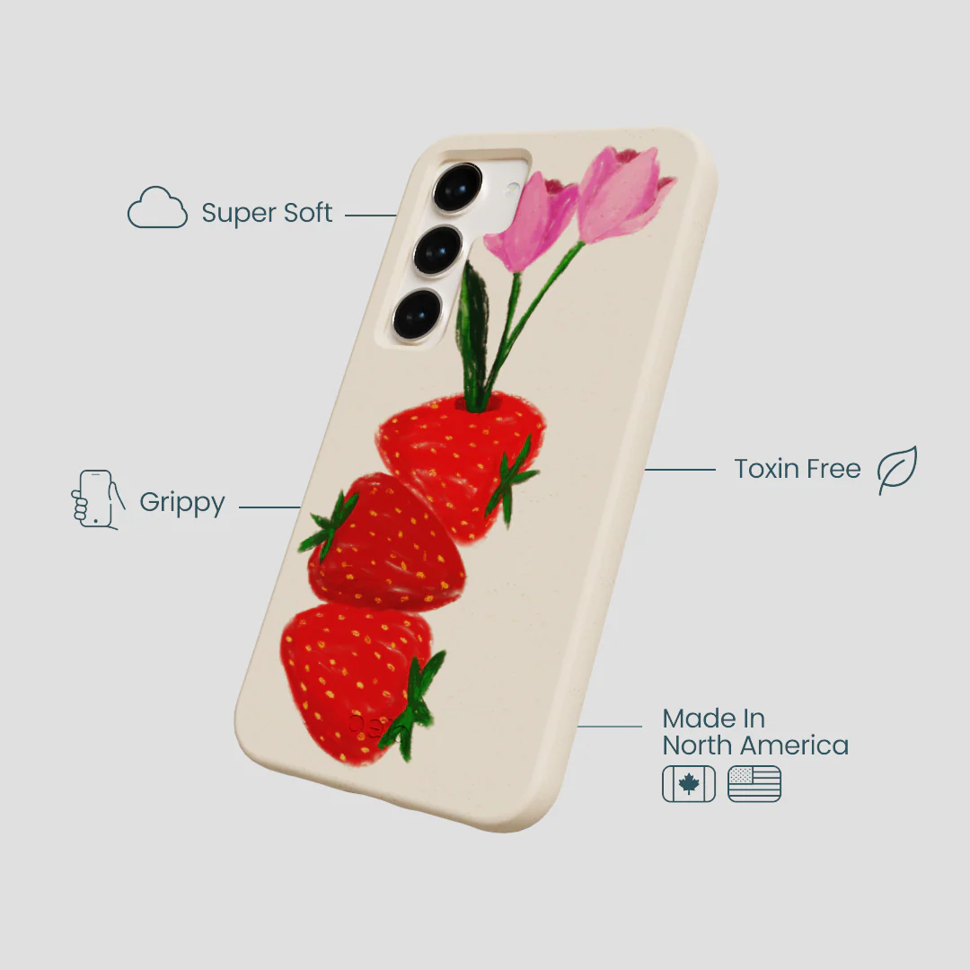Seashell Berry Bloom Samsung Galaxy S24 Case - Image 4