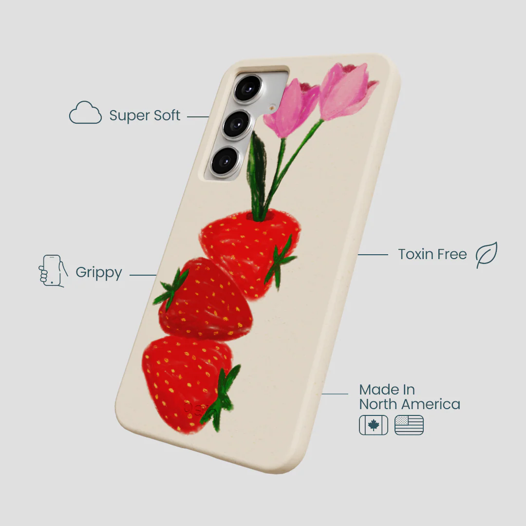 Seashell Berry Bloom Samsung Galaxy S25+(Plus) Case - Image 4