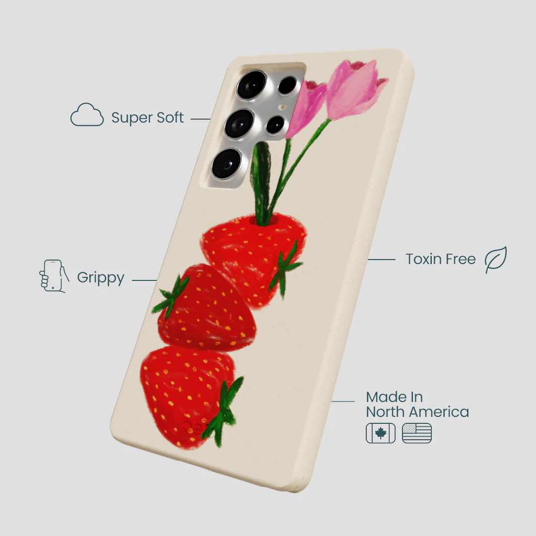 Seashell Berry Bloom Samsung Galaxy S25 Ultra Case - Image 4