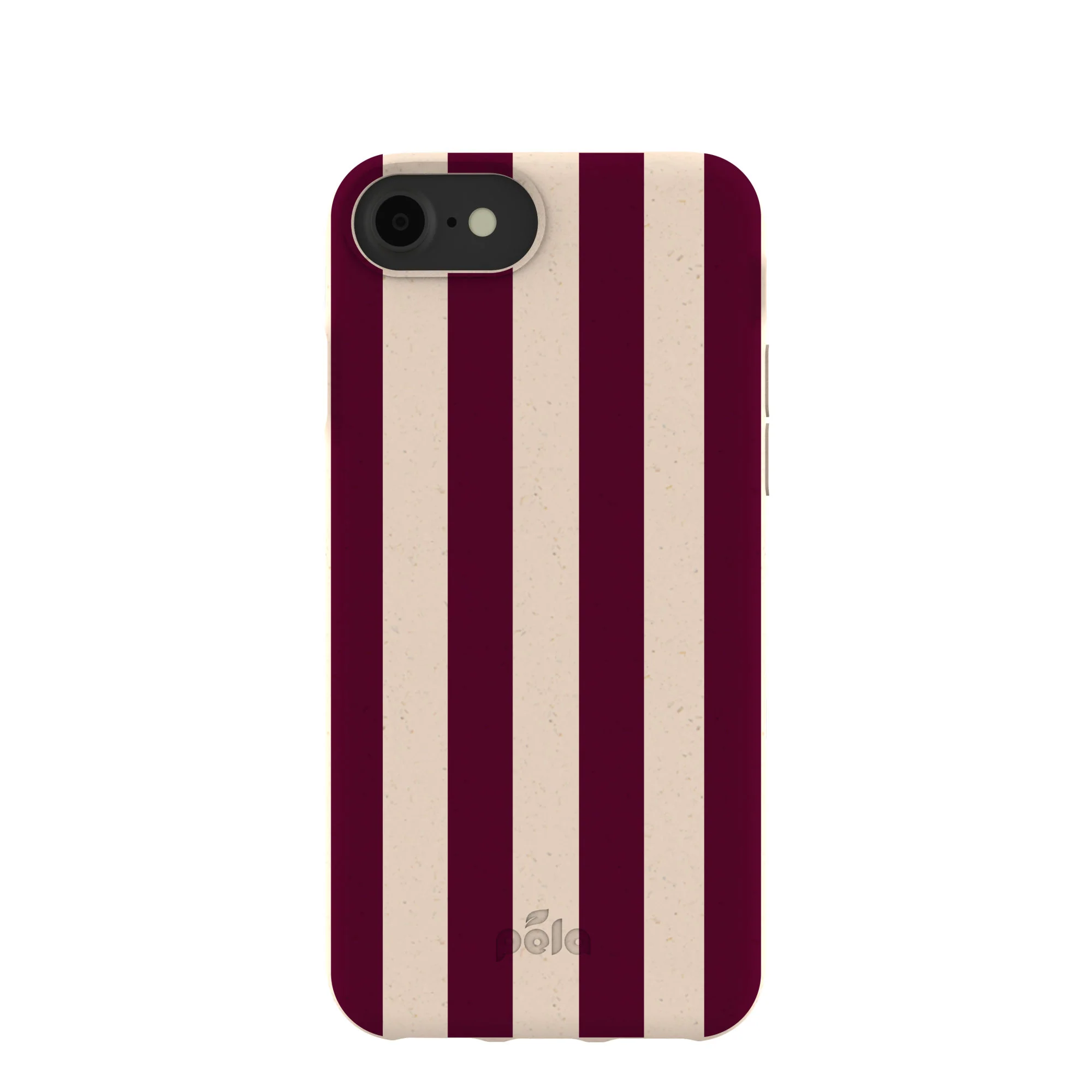 Seashell Big Burgundy Stripes iPhone 6/6s/7/8/SE Case
