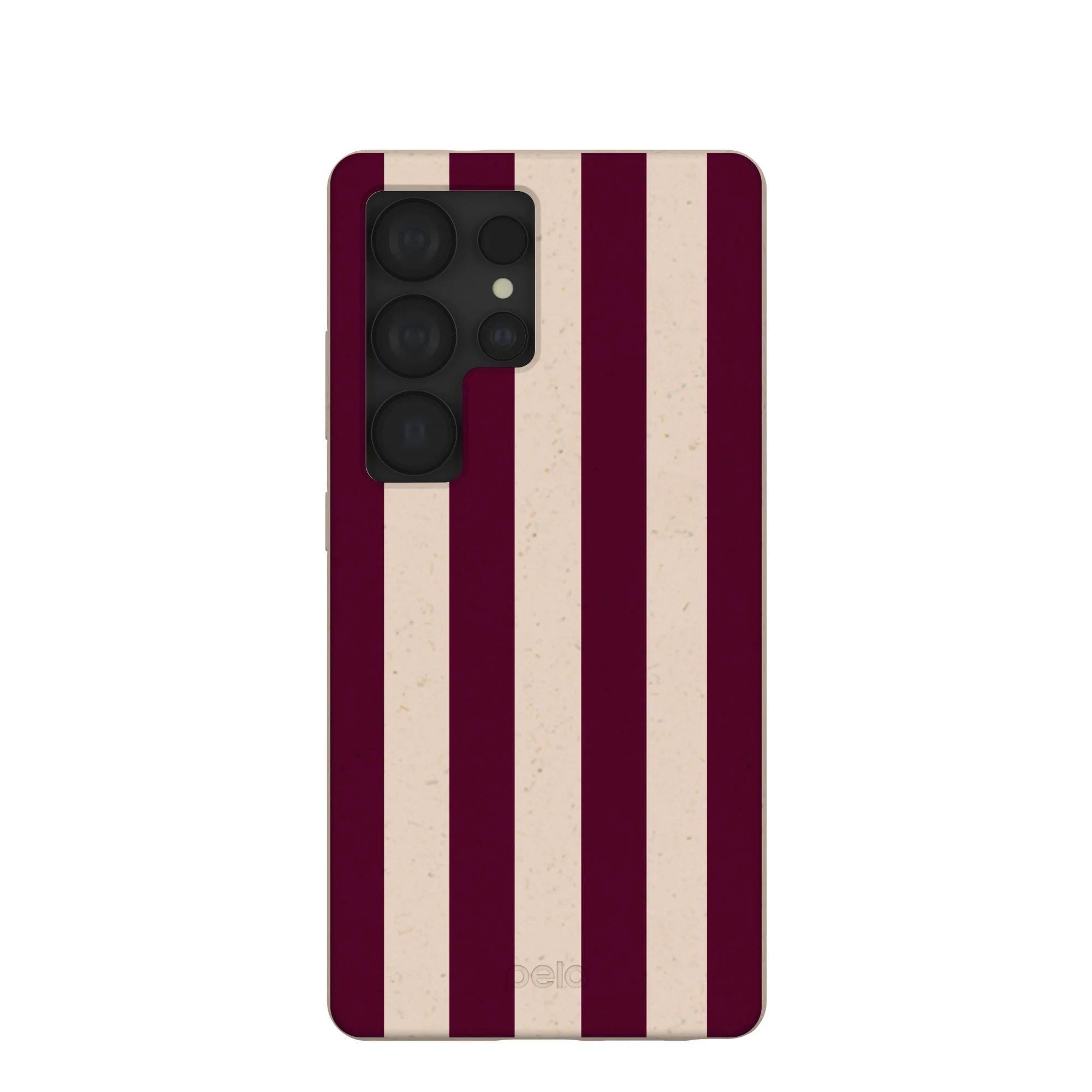 Seashell Big Burgundy Stripes Samsung Galaxy S25 Ultra Case