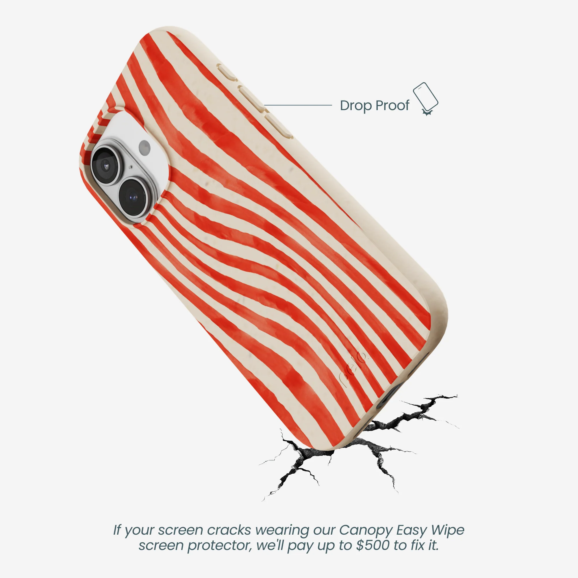 Seashell Big Top Stripes iPhone 17 Case - Image 5