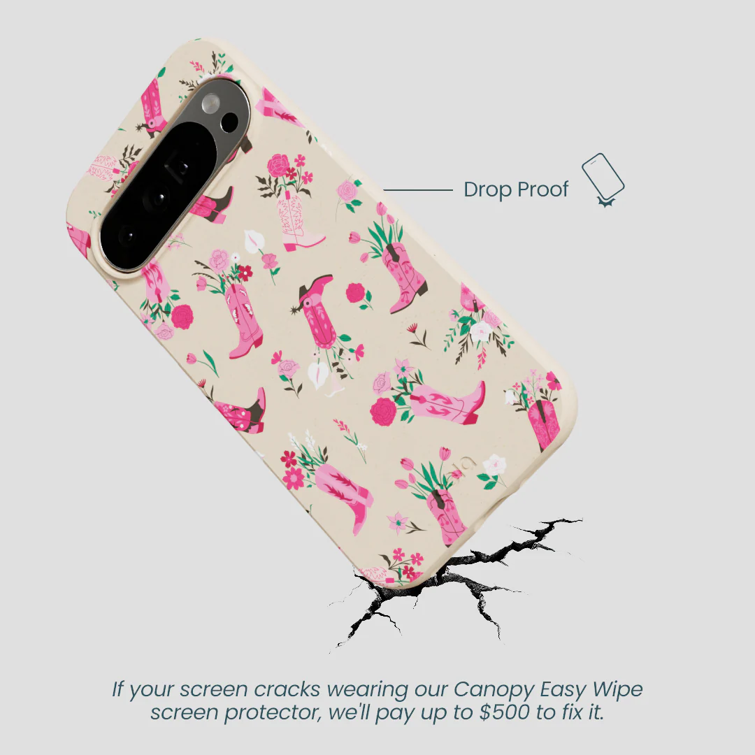 Seashell Boots N Flowers Google Pixel 10 Pro XL Case - Image 5