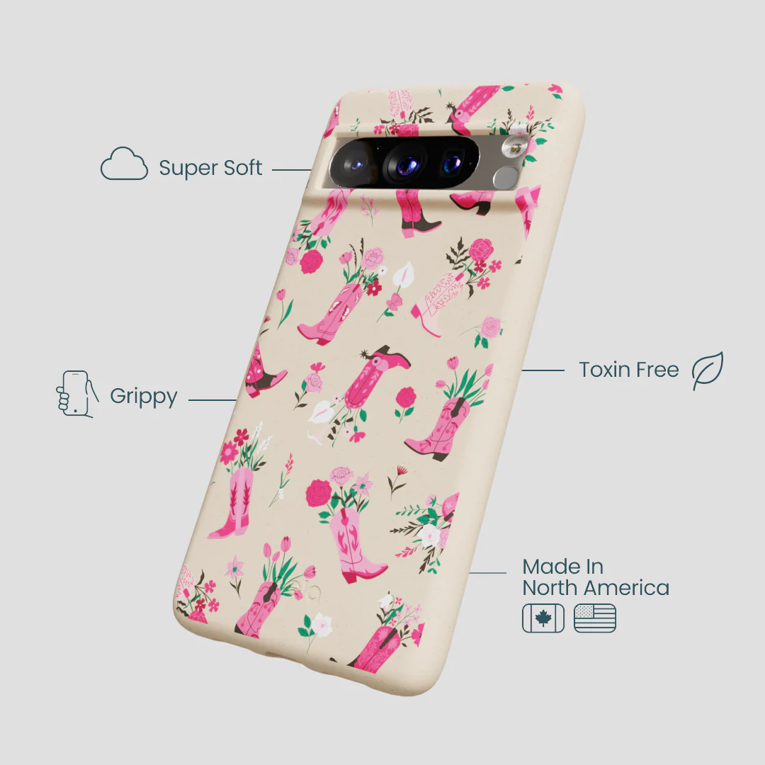 Seashell Boots N Flowers Google Pixel 8 Pro Case - Image 4