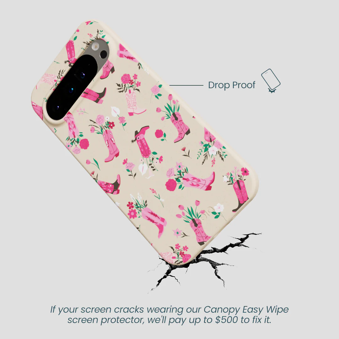 Seashell Boots N Flowers Google Pixel 9 Pro XL Case - Image 5