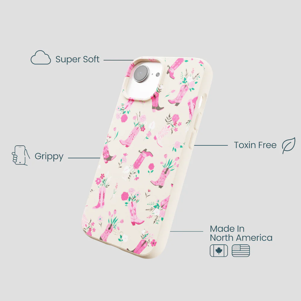 Seashell Boots N Flowers iPhone 16e/17e Case - Image 4