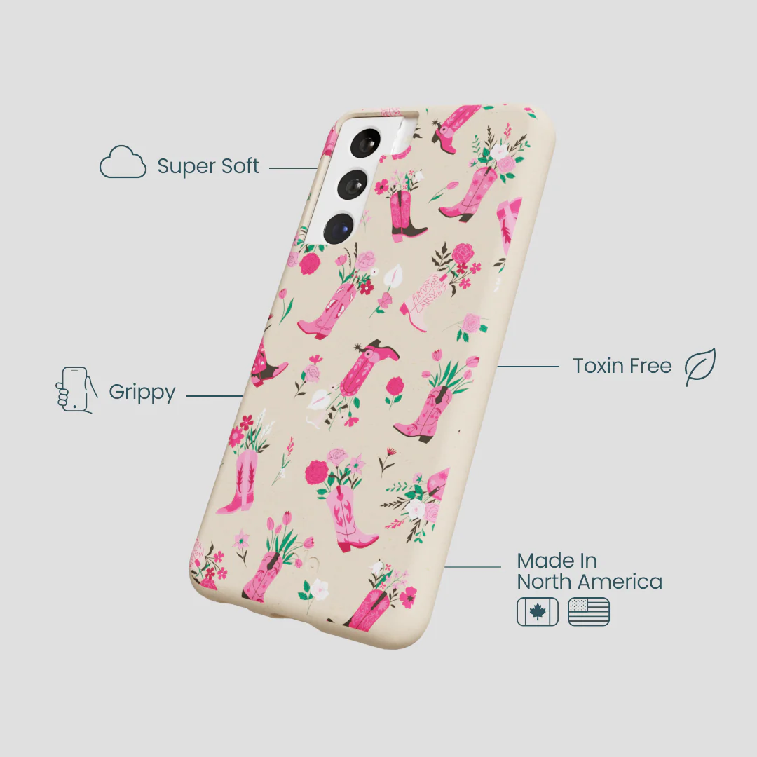 Seashell Boots N Flowers Samsung Galaxy S21 Case - Image 4