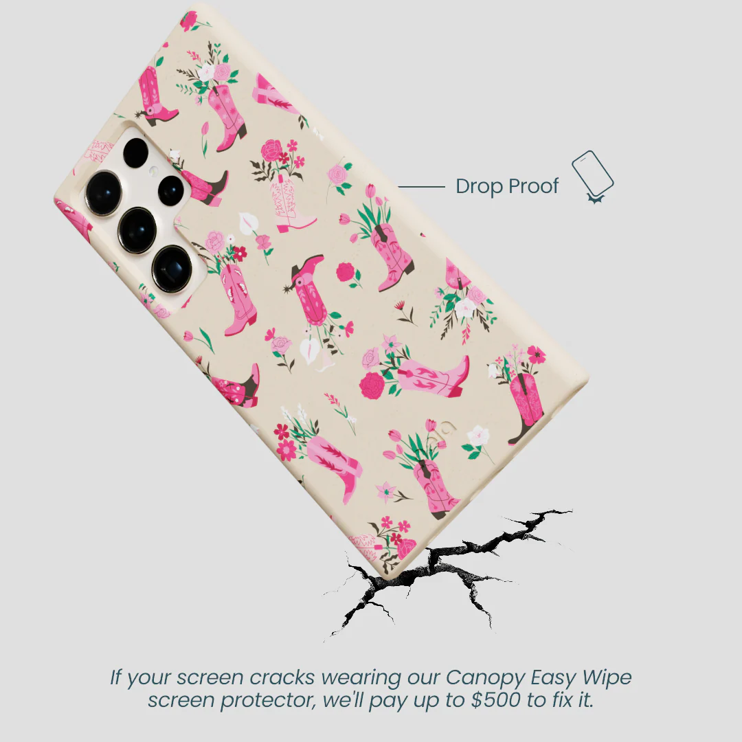 Seashell Boots N Flowers Samsung Galaxy S24 Ultra Case - Image 5