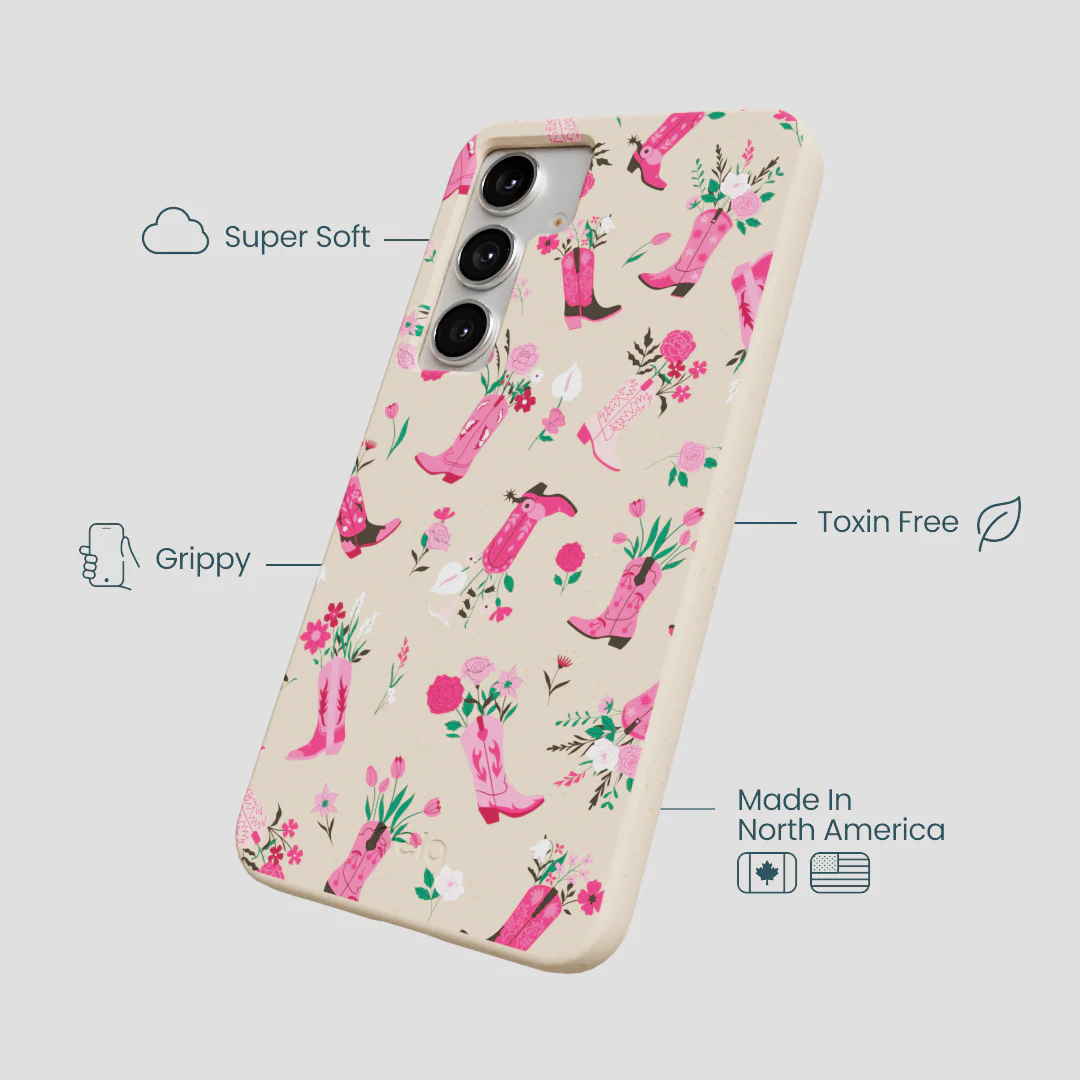 Seashell Boots N Flowers Samsung Galaxy S25+(Plus) Case - Image 4