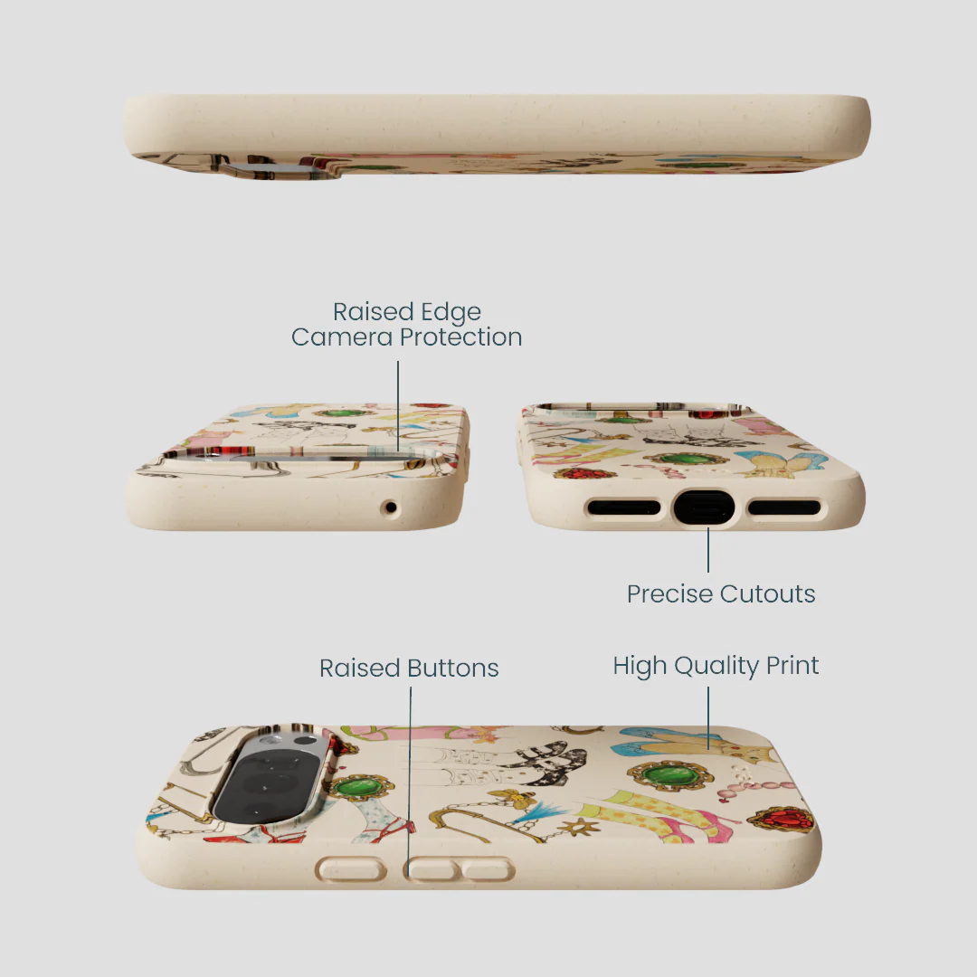 Seashell Brooch Parade Google Pixel 10/10 Pro Case - Image 2